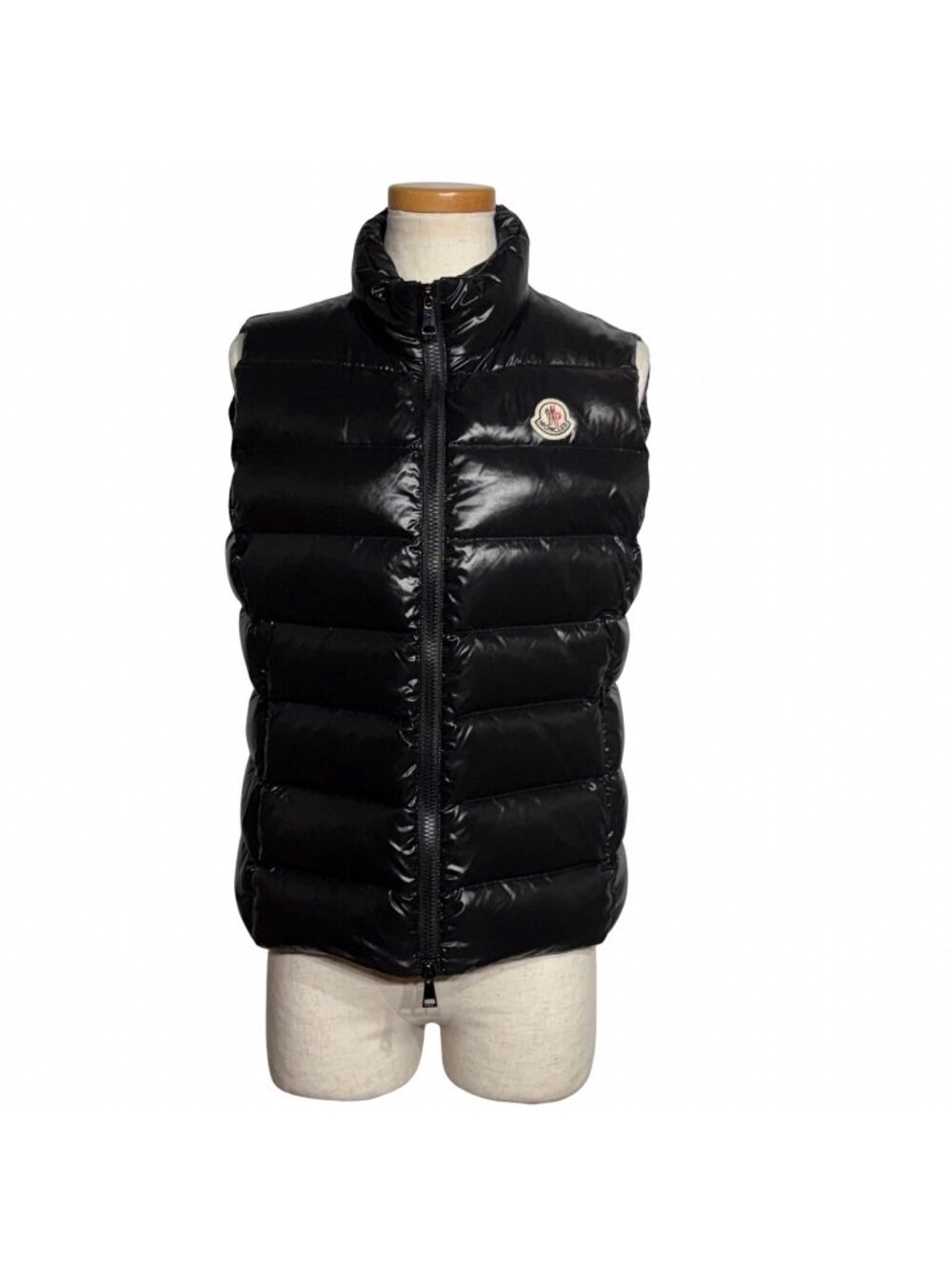 Moncler Ghany Gilet Down Vest 1 Black Nylon